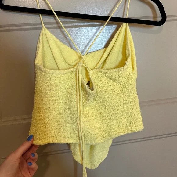 Free People Ultra Toy Machine Top in Yellow - Picture 3 of 4